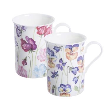 Price & Kensington Viola & Sweetpea Assorted China Mug