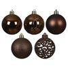 Kaemingk Espresso Baubles 35 Pack 6cm