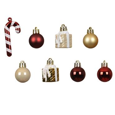 Kaemingk Mini Bauble Mix 11 Pack Assorted