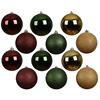 Kaemingk Baubles Shiny Glitter 20cm Assorted