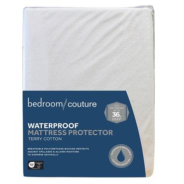 Bedroom Couture Waterproof Mattress Protector Double