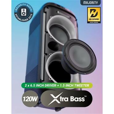 Majority Pulse P2 Party Speaker - 120 Watts
