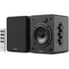 Majority D50x Powered Bookshelf Speakers Black 60w