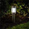 Smart Garden Martini Stainless Steel Solar Lights 4 Pack