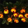 Fabric Reindeer Battery Light 10 Pack