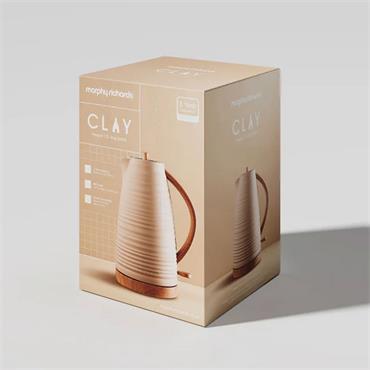 Morphy Richards Clay Felspar Brown Kettle