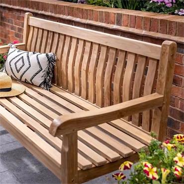 Hartman Tatton 3 Seater Wooden Bench