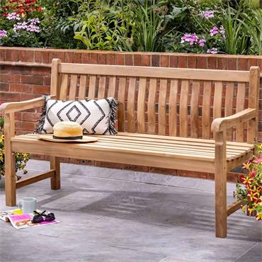 Hartman Tatton 3 Seater Wooden Bench