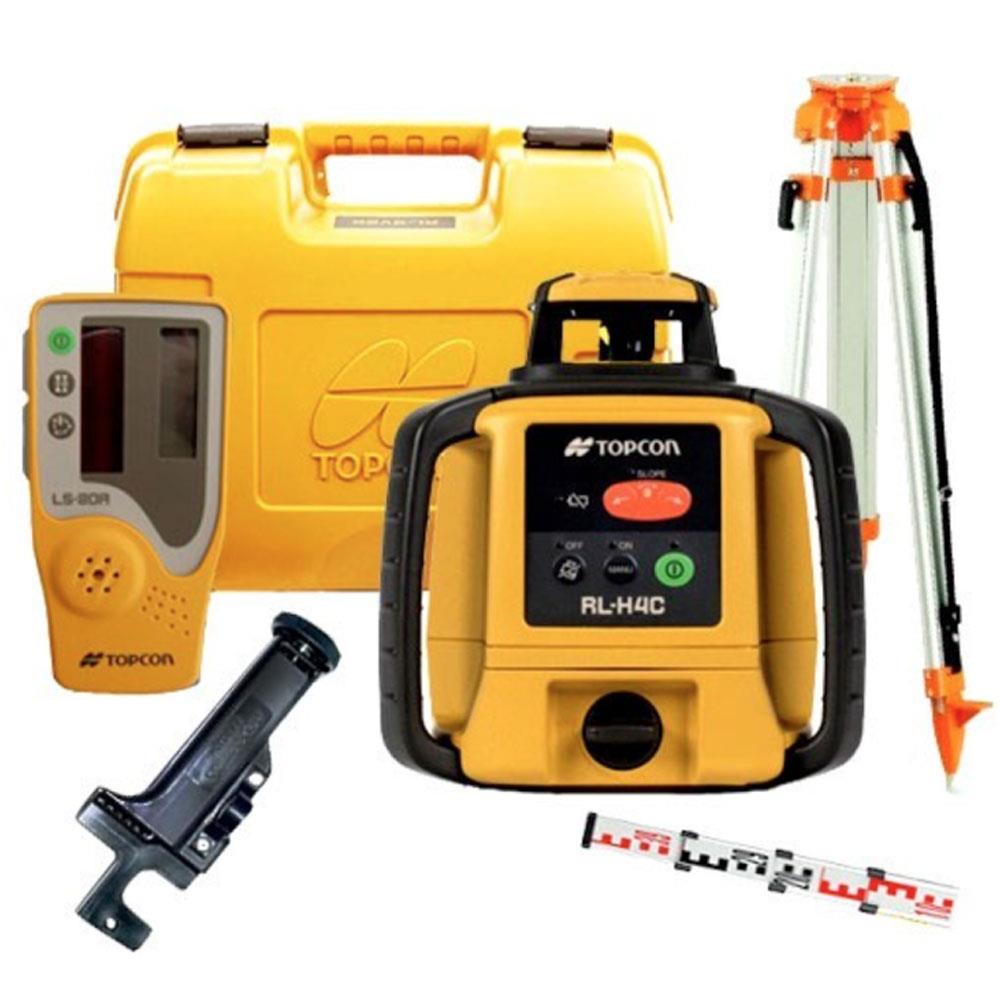 Topcon Rlh5a Level Laser With Tripod And Staff Stakelums Home