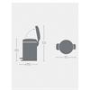 Brabantia Newlcon 3L Platinum Bin