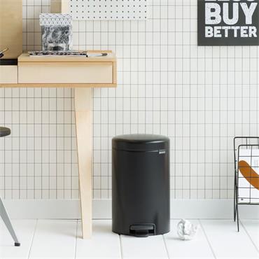 Brabantia Newicon Pedal Bin 12L Matt Black