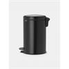 Brabantia Newicon Pedal Bin 12L Matt Black