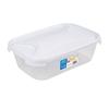 Cuisine Rectangular Food Box & Lid Clear 1.2L