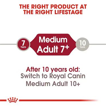 Royal Canin Medium Adult 7+ Dog Food 4kg