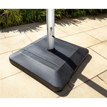 Caribbean Round Cantilever Parasol Solar Lights 3.5m