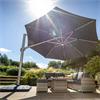 Caribbean Round Cantilever Parasol Solar Lights 3.5m