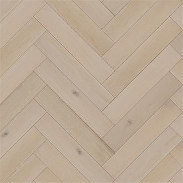 Mountain Chalk Oak Herringbone Flooring 90x14mm (Per Pack)