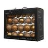 Kaemingk Baubles Caramel Brown Box Of 42
