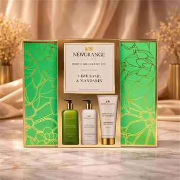 Newgrange Lime Basil & Mandarin Luxury Body Care Set 3