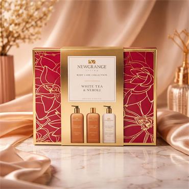Newgrange White Tea & Neroli Luxury Body Care Set 3