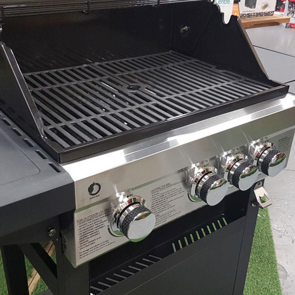 Oscar 3 Burner Gas Bbq with Side Burner Stakelums Home & Hardware