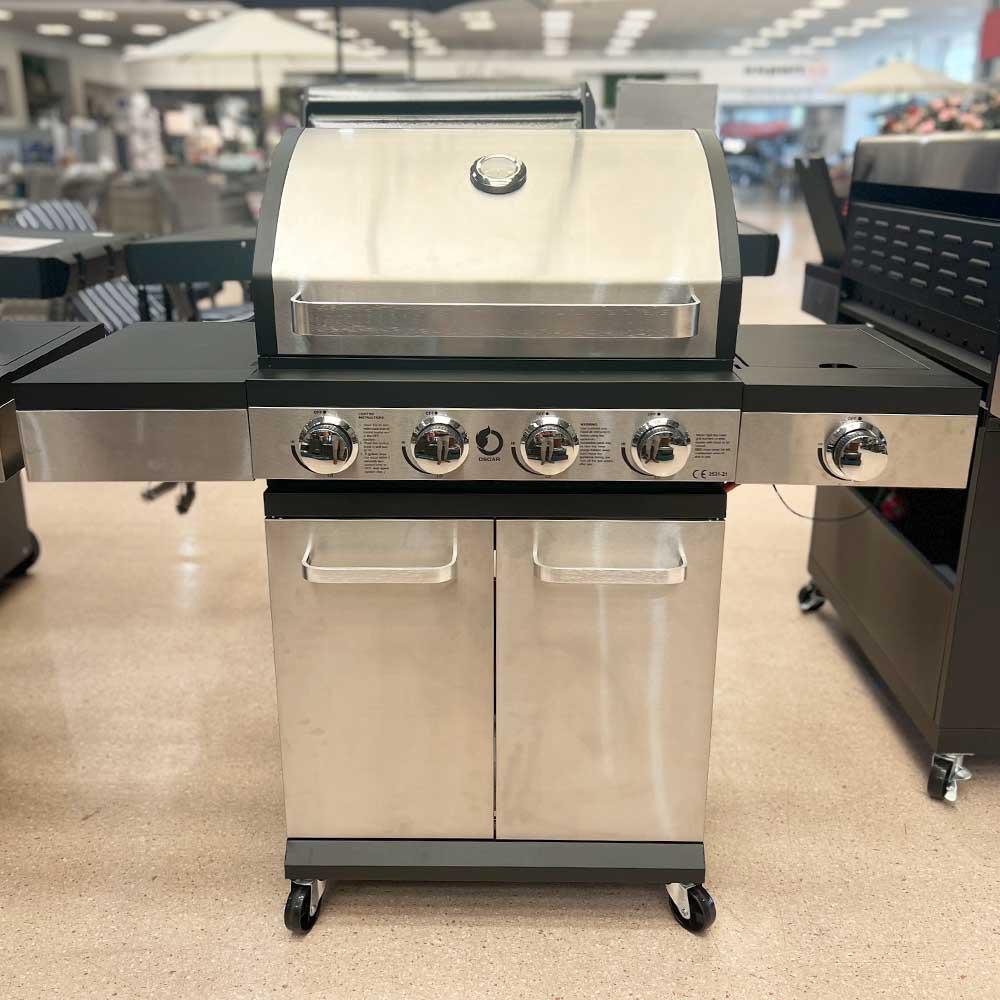 Oscar 4 Burner Gas Bbq with Side Burner Stakelums Home & Hardware