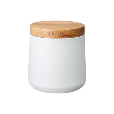 Denby White Storage Canisters Set Of 3