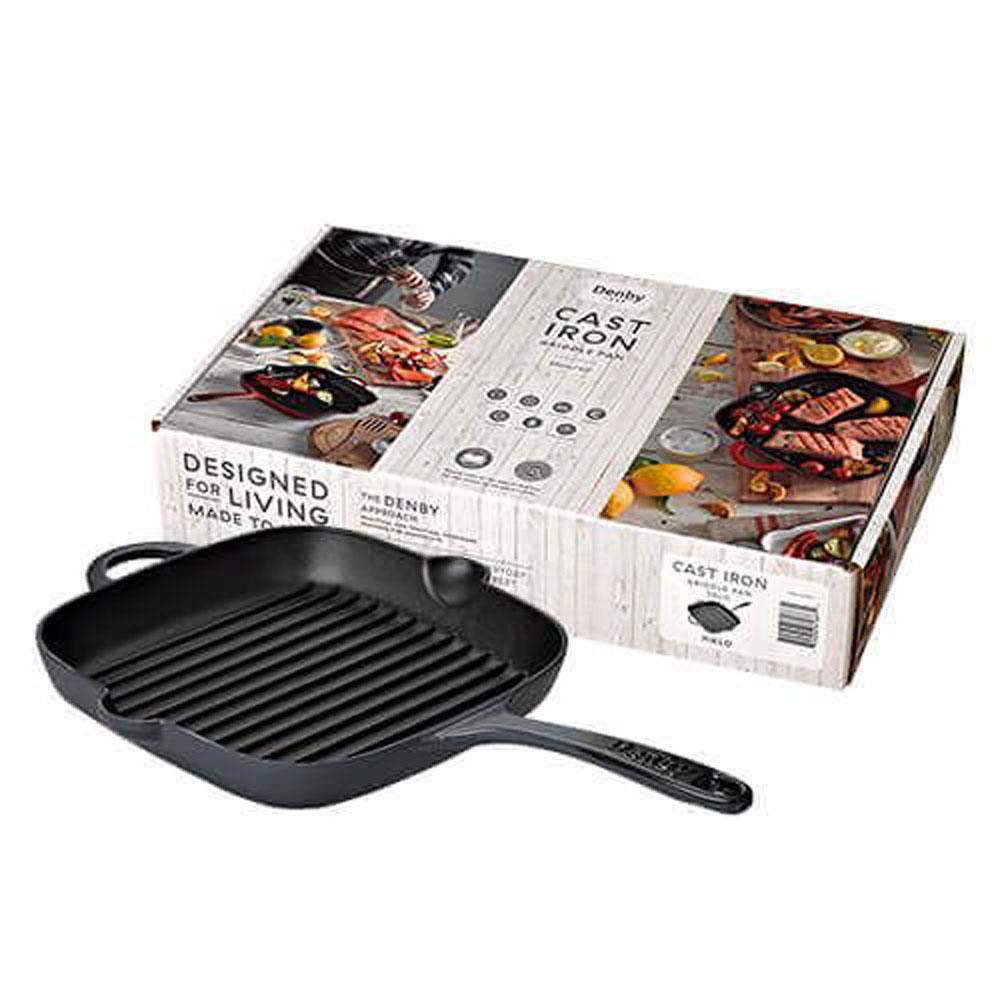 Denby Halo Cast Iron Griddle Pan 24cm Stakelums Home & Hardware
