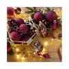 Kaemingk Oxblood Ribbon 270cmx6.3cmx0.01cm
