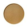 Kaemingk Enamel Finish Gold Decorating Tray Gold D.35cmx2cm