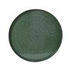 Kaemingk Enamel Green Finish Decorating Tray D.35cmx2cm