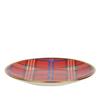 Kaemingk Tartan Dinner Plate Porcelain Red D.27cmx2.7cm