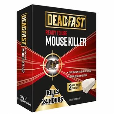 Deadfast Ready To Use Mouse Twin Bait Station With Sachets