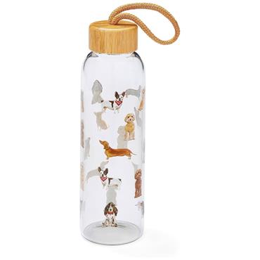CookSmart Curious Dogs Glass Bottle