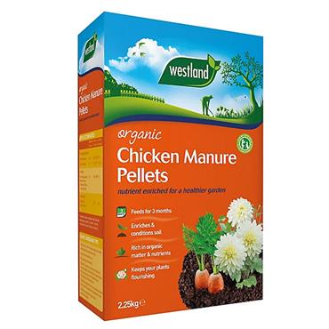 Westland Organic Chicken Manure Pellets 2.25kg +25