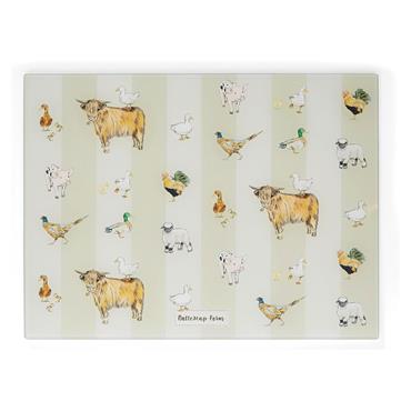 CookSmart Buttercup Farm Medium Glass Worktop Saver