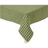Kaemingk Green Tablecloth Cotton Rectangular 180cmx140cmx0.1cm