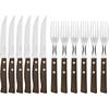 Tramontina Wooden Handle Cutlery 12 Piece Set