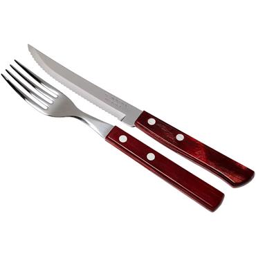 Tramontina Wooden Handle Cutlery 12 Piece Set