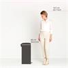 Pedal Bin Newlcon Confident Grey 30L