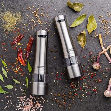 Russell Hobbs Salt And Pepper Grinder Set Brushed Steel