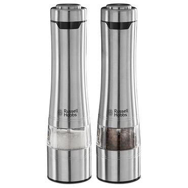 Russell Hobbs Salt And Pepper Grinder Set Brushed Steel