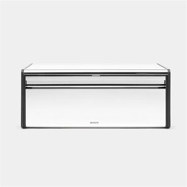 Brabantia Fall Front Bread Bin Brilliant Steel