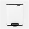 Brabantia Bo Pedal Bin White 7l
