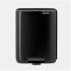 Brabantia Bo Pedal Bin Matt Black 7l