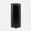 Brabantia Bo Pedal Bin Matt Black 30l