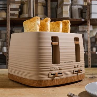 Morphy Richards Clay Felspar 4 Slice Toaster
