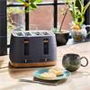 Morphy Richards Clay Flint Grey 4 Slice Toaster