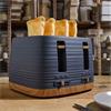 Morphy Richards Clay Flint Grey 4 Slice Toaster