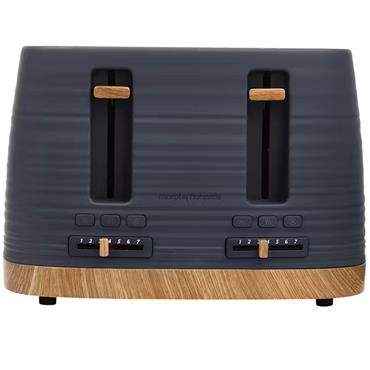 Morphy Richards Clay Flint Grey 4 Slice Toaster